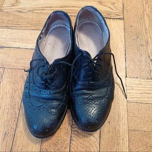 🚫SOLD🚫 HASSAN Women Vintage Black Leather Shoes Made in Italy
